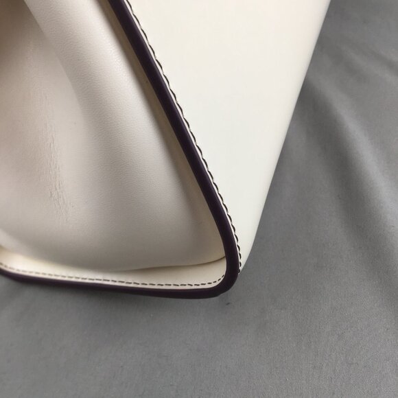 Tory Burch Eleanor Spazzolato Satchel Bag white - Picture 10 of 16